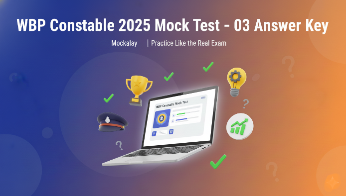 WBP constable Mock Test Answer key Set 03 by Mockalay