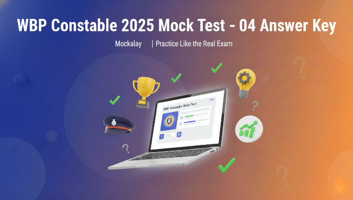 WBP constable Mock Test Answer key Set 04 by Mockalay