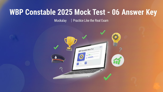 WBP constable Mock Test Answer key Set 06 by Mockalay