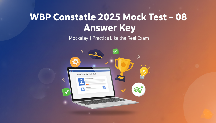 WBP constable Mock Test Answer key Set 08 by Mockalay